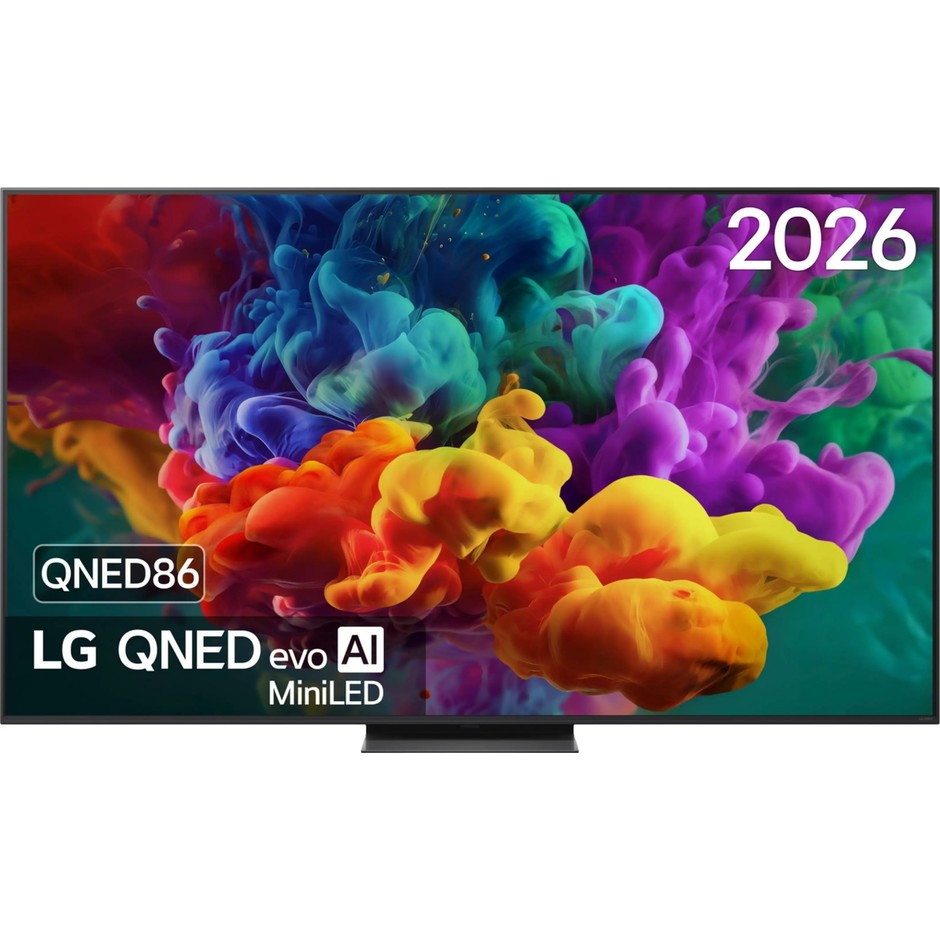 LG 75QNED86B6B Smart TV QNED MiniLED 4K da 75 pollici con webOS 26
