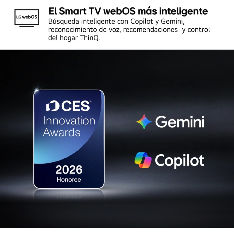 LG 75QNED86B6B Smart TV QNED MiniLED 4K da 75 pollici con webOS 26