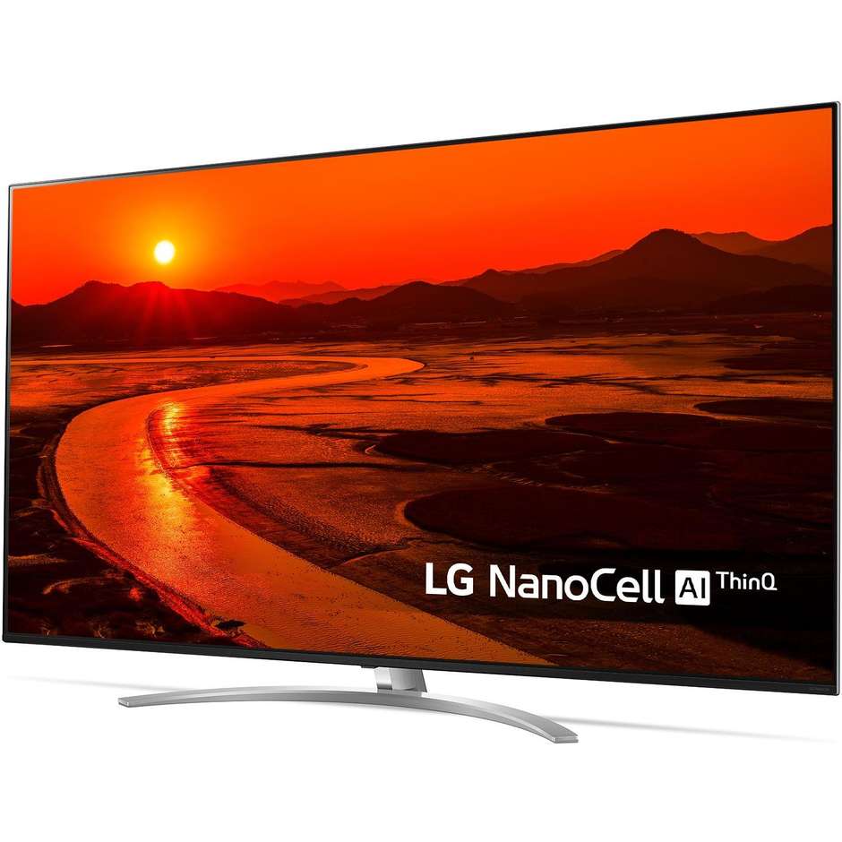 LG 75SM9900PLA Tv LED 75" 8K HDR Smart Tv Wifi classe B Google Assistant e Alexa colore nero