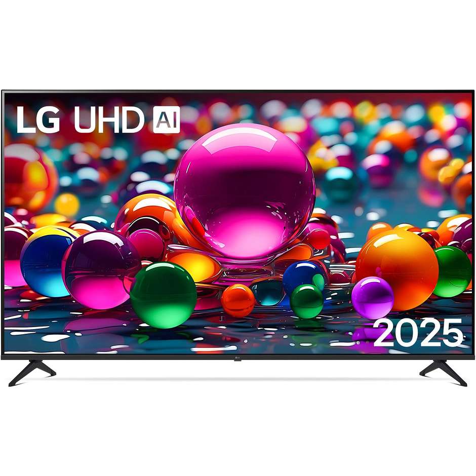 LG 75UA75006LA TV 75" 4K Ultra HD Smart TV Wi-Fi Classe G Colore Nero