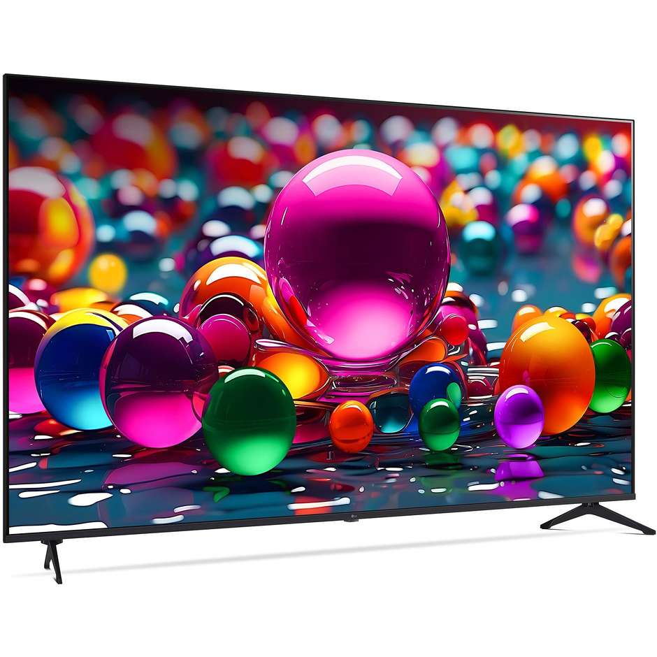 LG 75UA75006LA TV 75" 4K Ultra HD Smart TV Wi-Fi Classe G Colore Nero