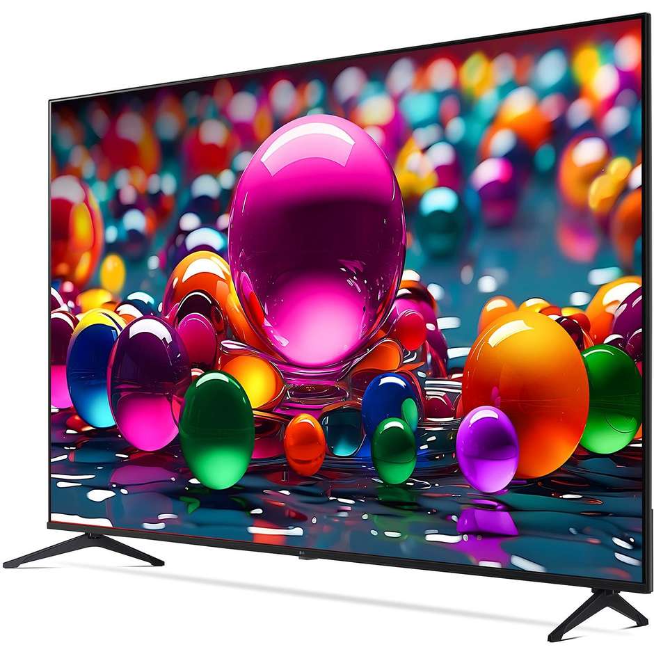 LG 75UA75006LA TV 75" 4K Ultra HD Smart TV Wi-Fi Classe G Colore Nero