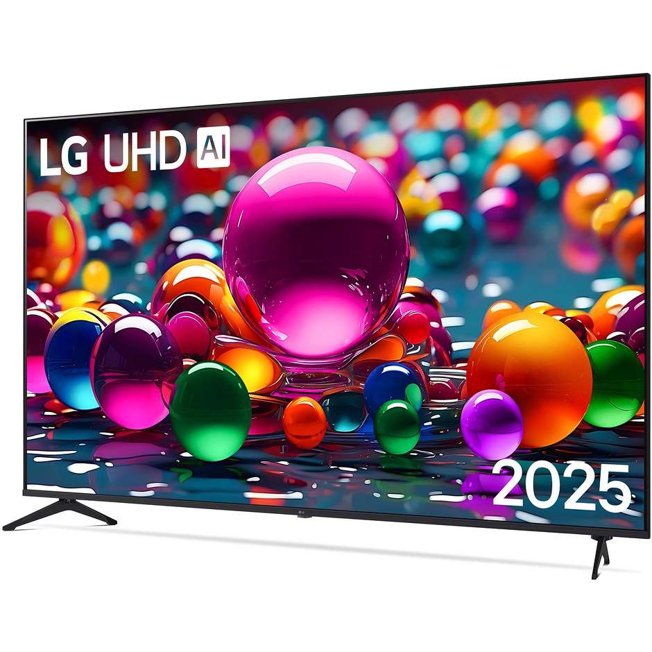 LG 75UA75006LA TV 75" 4K Ultra HD Smart TV Wi-Fi Classe G Colore Nero