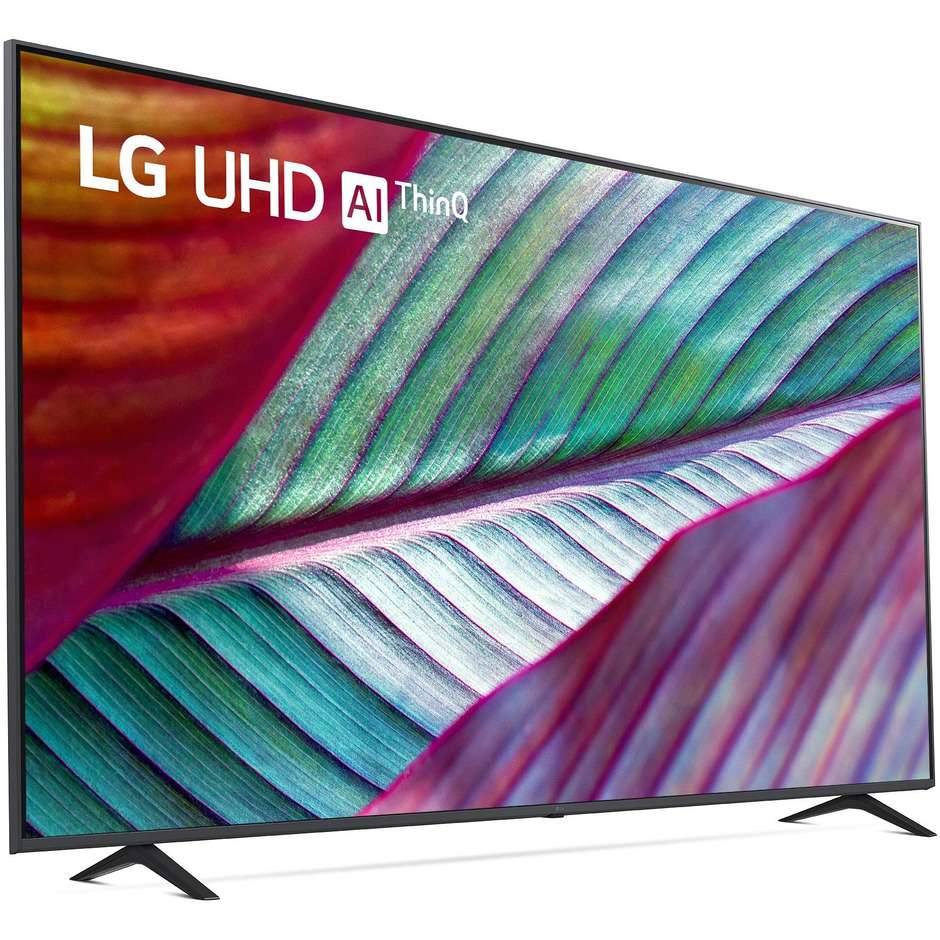 LG 75UR78006L Tv UHD 75'' 4K Ultra HD Smart Tv Wi-Fi Classe F Colore Nero