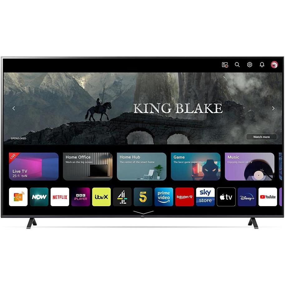 LG 86UR78006LB Smart TV 86" LED 4K UHD Direct-LED webOS 23 HDR10 DVB-T2 Nero