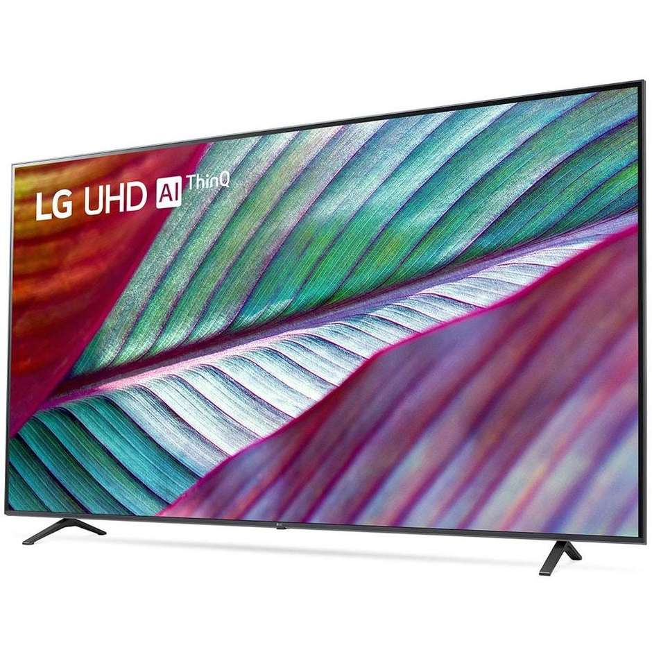 Lg 86UR78006LB Smart TV LED 86" 4K Ultra HD Wi-Fi DVB-T2 Classe F Nero