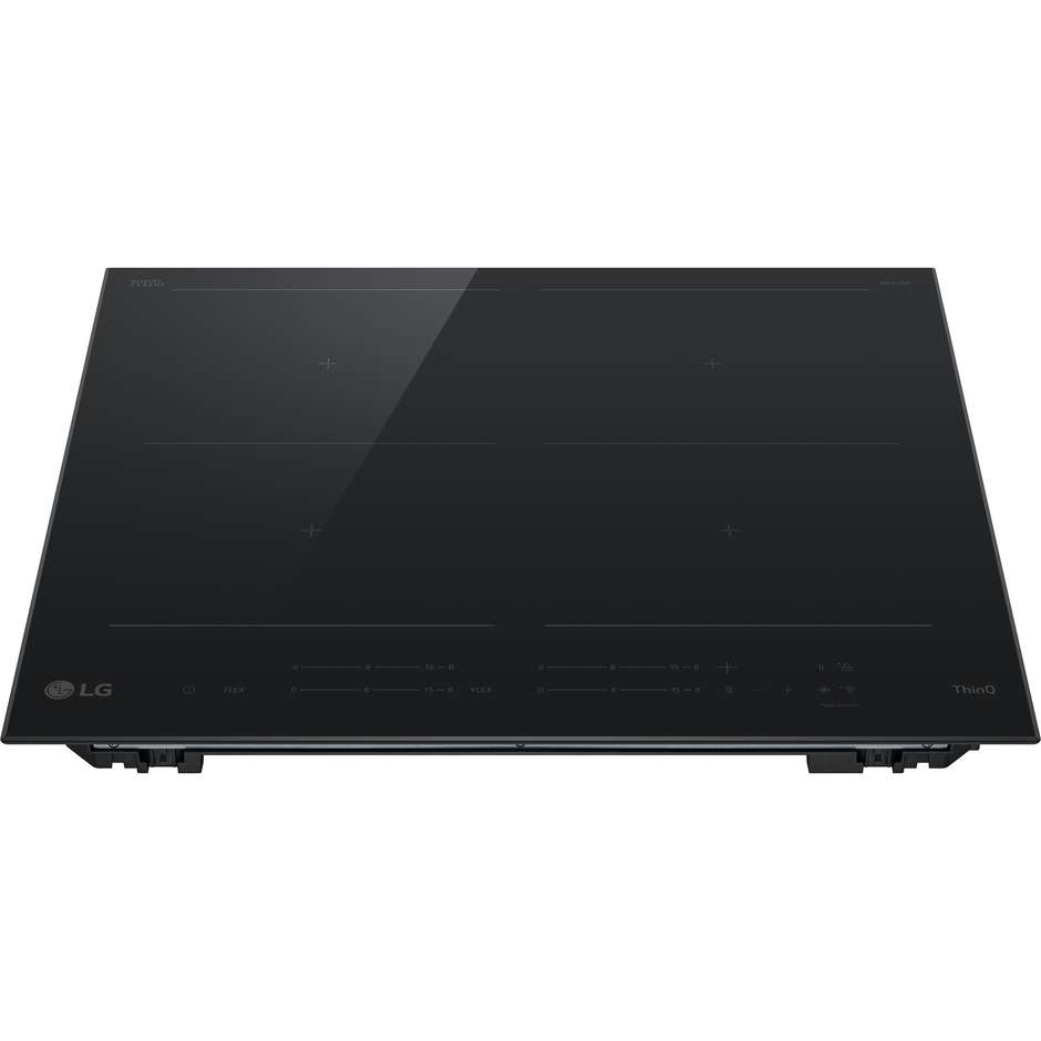 LG CBIZ2437B piano a induzione 4 zone e 2 Flex, Wi-Fi, limitatore 7,4 kW