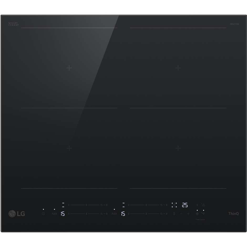 LG CBIZ2437B Piano Cottura a Induzione 60 cm 4 Zone Touch Control Nero