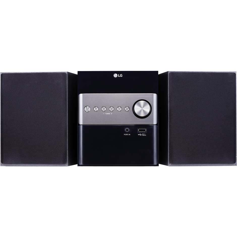 LG CM1560DAB XBoom Micro Hi-Fi 2.0 ch Bluetooth 10 W DAB+ colore nero
