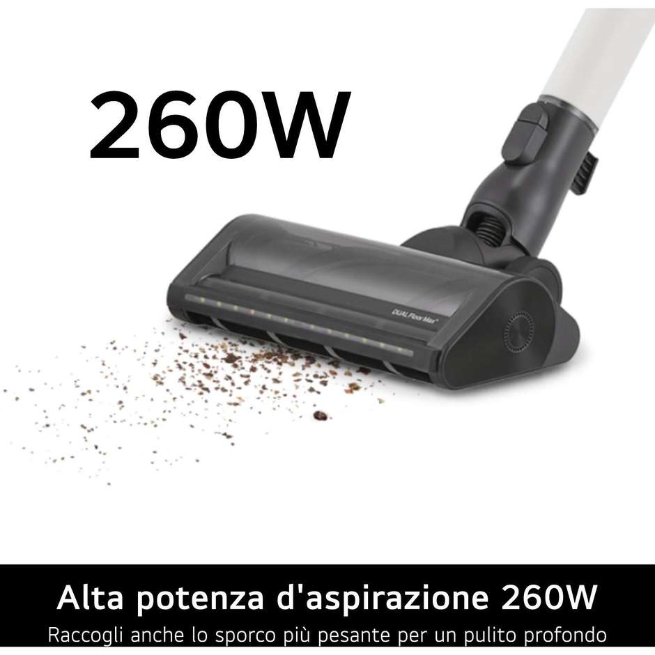 LG Cord Zero All-in-One A9T Aspirapolvere senza filo Potenza 260 W Auto-svuotamento + Accessori Wi-Fi