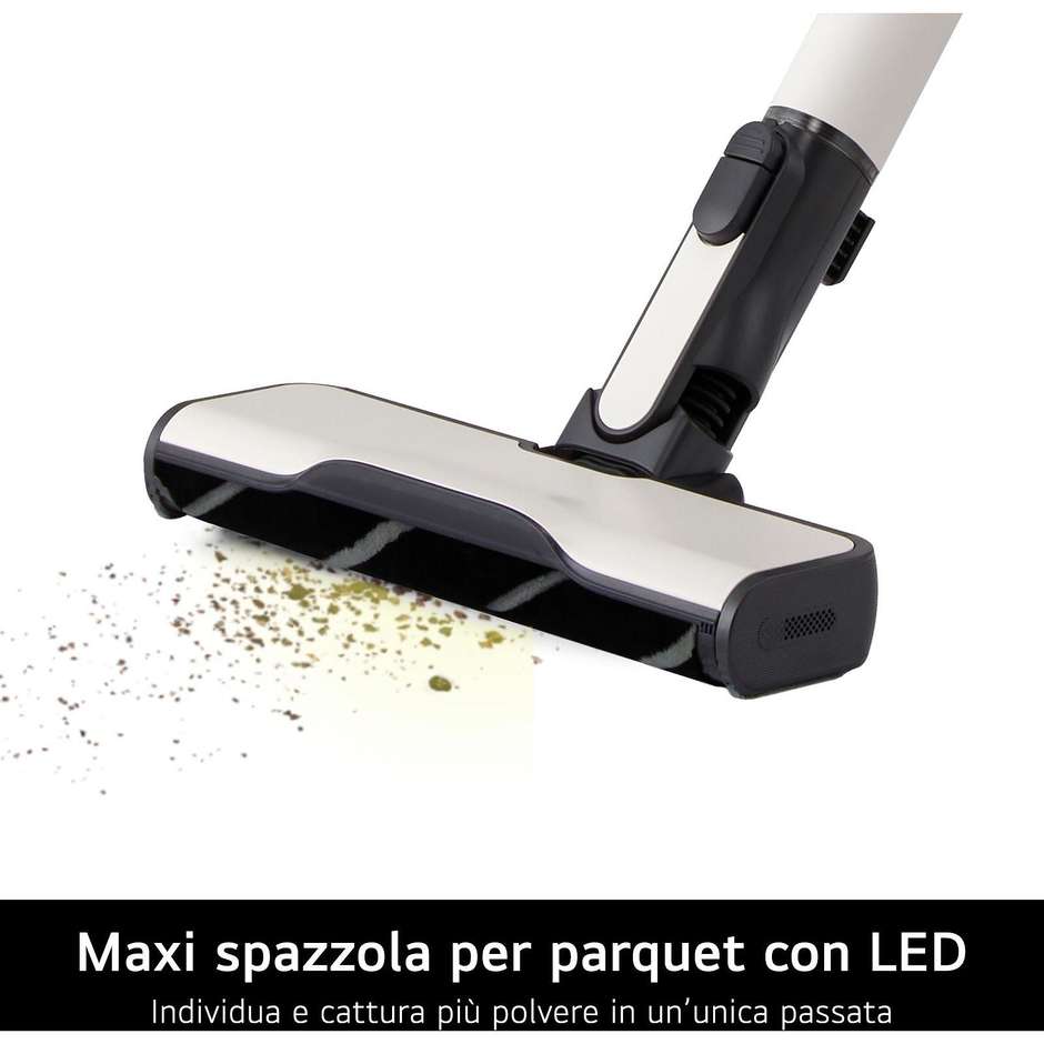 LG CordZero A9K Lite Aspirapolvere Senza Filo Ciclonico 220W con Tecnologia Kompressor Grigio e Beige