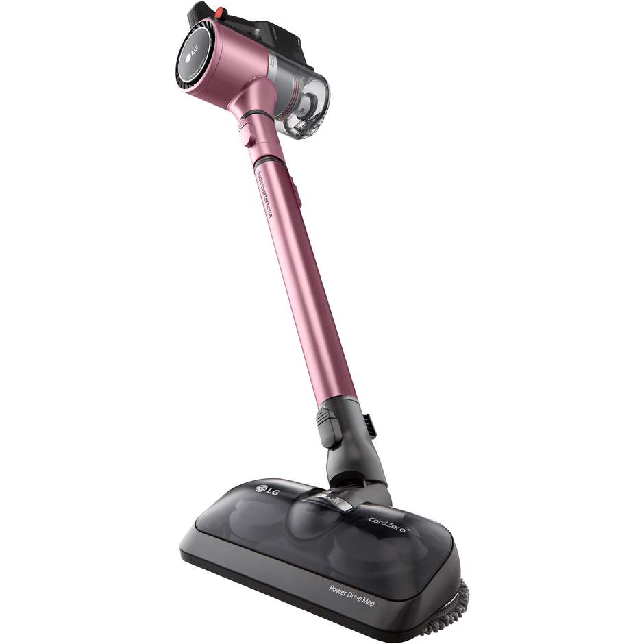 LG CordZero A9K-ULTRA1 Rosa Scopa Elettrica Ricaricabile Cordless Ciclonica 200 W 0,44 L