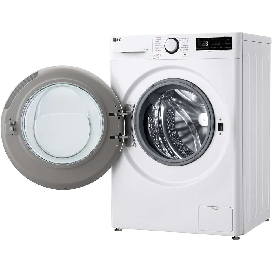 Lg D2R5S09TSWW Lavasciuga 9+5 kg 1160 Giri/min Classe E Nero
