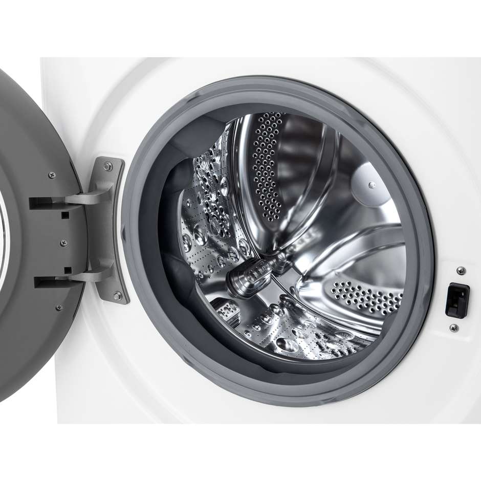 LG D2R5S09TSWW Lavasciuga Carica Frontale 9/5 kg 1160 Giri/min Motore Inverter Vapore Classe A