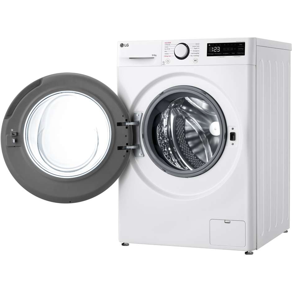 LG D4R3009NSWW Lavasciuga Carica Frontale 9+6 Kg 1400 Giri/min Classe D Colore Bianco