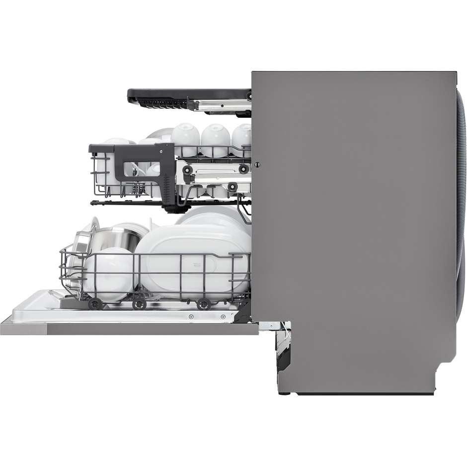 LG DB243TX Lavastoviglie a scomparsa totale 14 Coperti 10 Programmi Classe D Wi-Fi Colore Acciaio inox