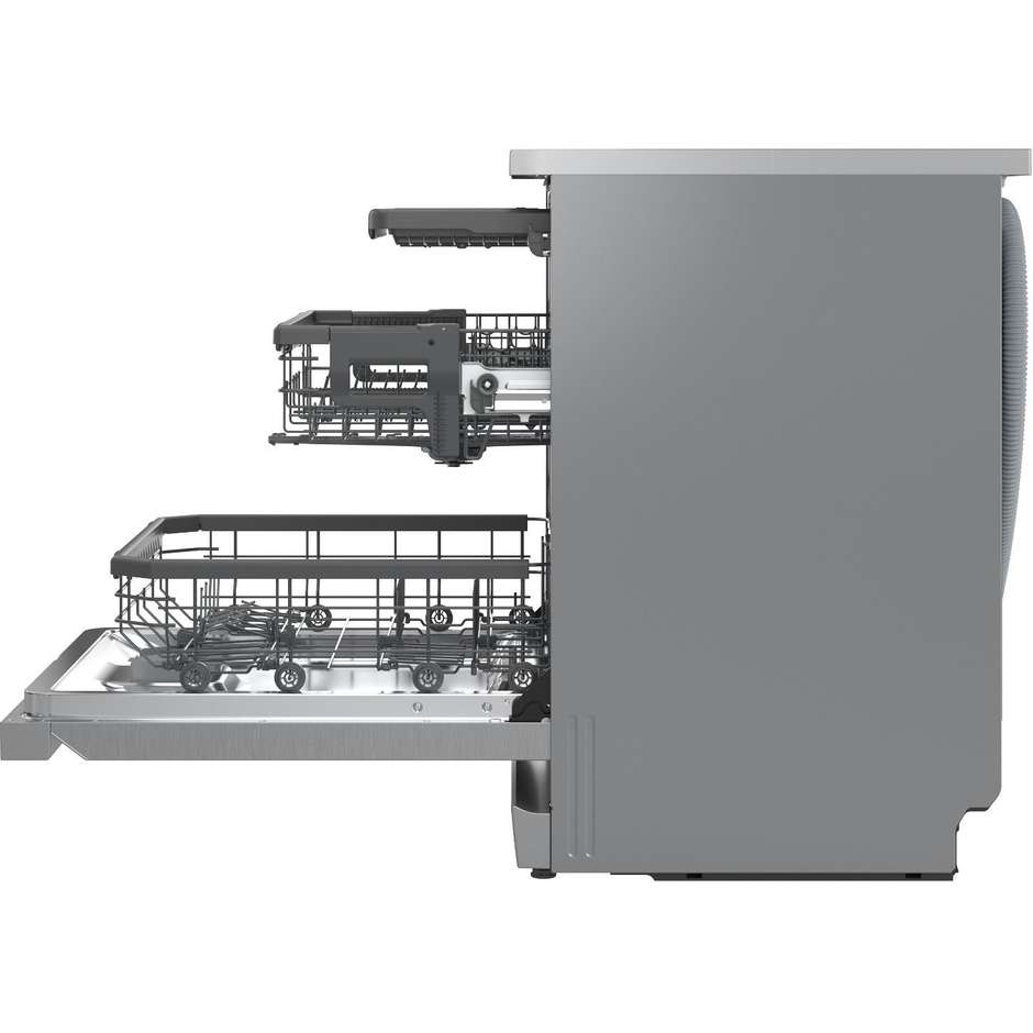 LG DF375HVS Lavastoviglie 14 Coperti Classe A TrueSteam Wi-Fi Argento