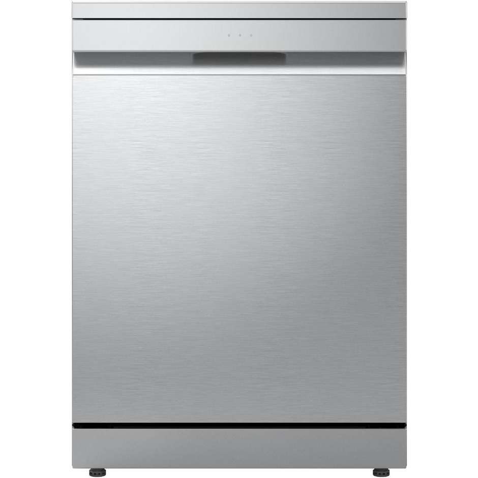 LG DF375HVS Lavastoviglie 14 Coperti Classe A TrueSteam Wi-Fi Argento