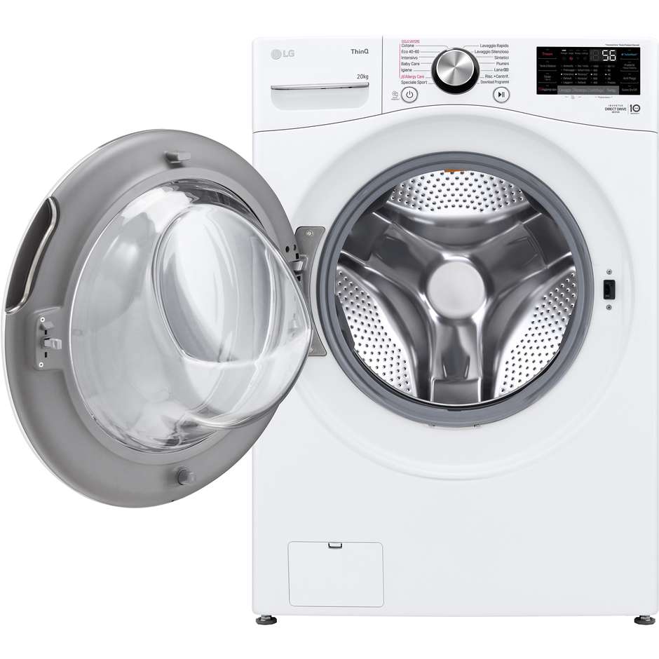 LG F0P3020TSWC Lavatrice Carica Frontale Capacita 20 Kg 1000 Giri/min Classe B Colore Bianco