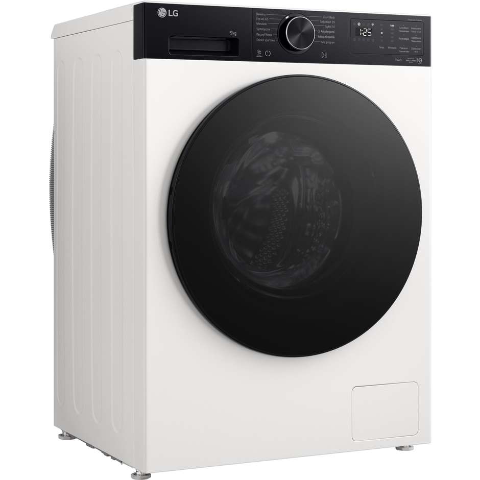 LG F2NX50S9THB Lavatrice Carica Frontale Slim 40 cm 9 kg 1200 Giri/min Motore Inverter Vapore Classe A