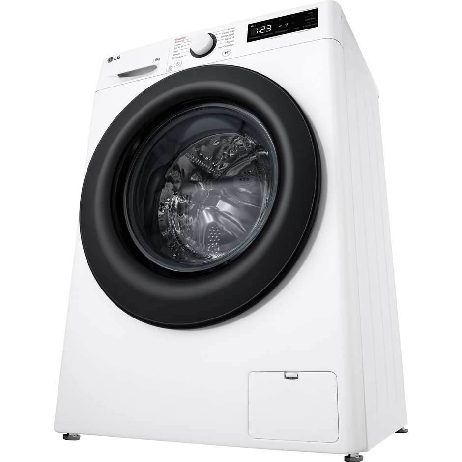 LG F2R3S08NSWB Lavatrice Carica Frontale Capacita 8 Kg 1200 Giri/min Classe A Colore Bianco