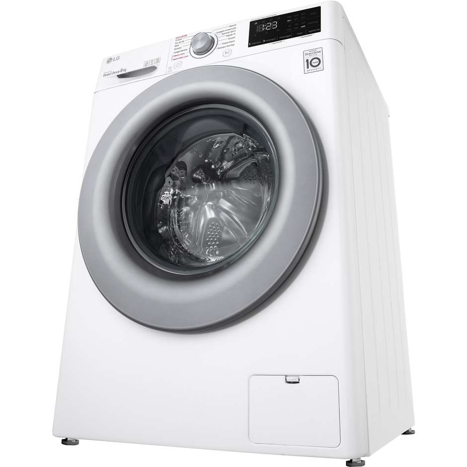 Lg F2WV3S7S4E Lavasciuga 7+5 kg 1200 Giri/min Classe D Inox / Silver