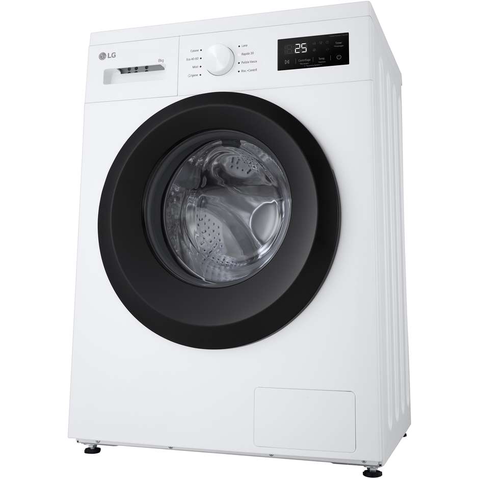 LG F4NA10S8NWK Lavatrice Carica Frontale Capacita 8 Kg 1400 Giri/min Classe A Colore Bianco