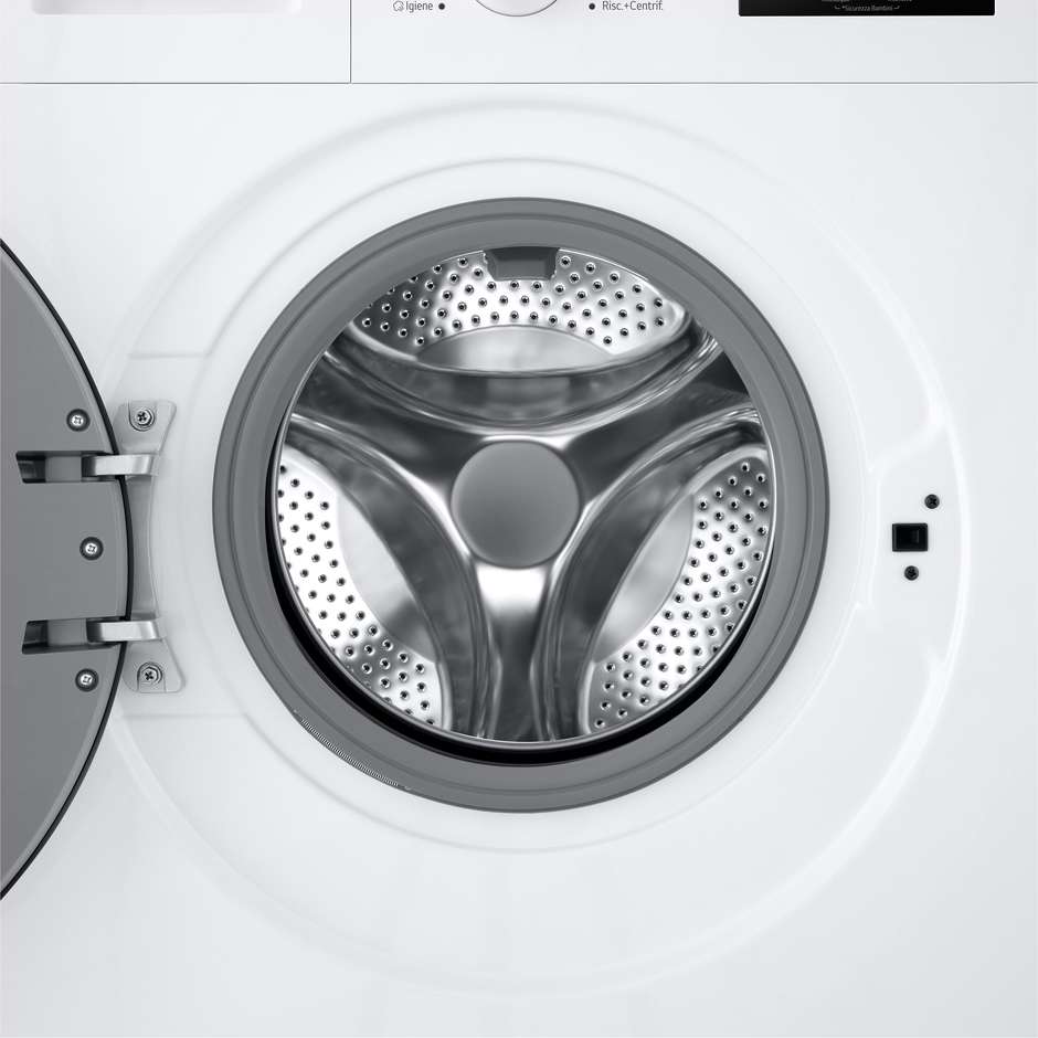 LG F4NA10S8NWK Lavatrice slim 8 kg Inverter Igiene con vapore classe A bianca
