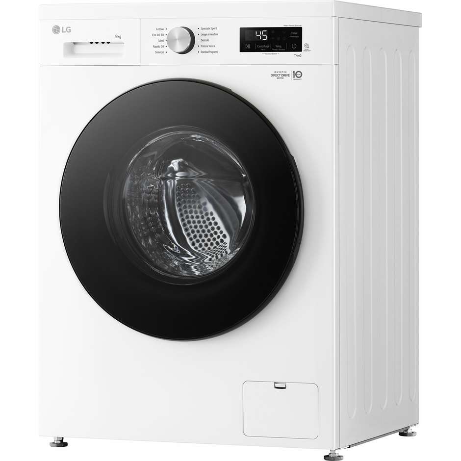 Lg F4NX1009NWB Lavasciuga 9+5 kg 1400 Giri/min Classe A Nero