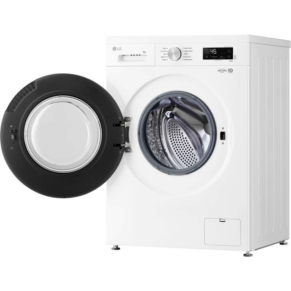Lg F4NX1009NWB Lavasciuga 9+5 kg 1400 Giri/min Classe A Nero