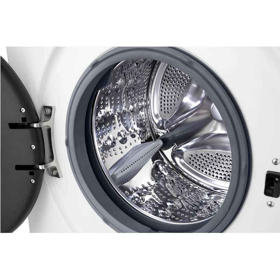 LG F4NX1009NWB lavatrice 9 kg, 1400 giri, ThinQ, classe A