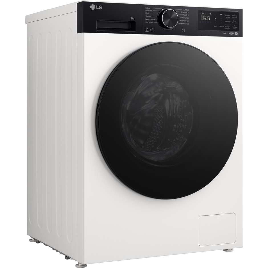 LG F4NX5009THB Lavatrice Carica frontale Capacita 9 Kg 1400 Giri/min Classe A Colore Bianco