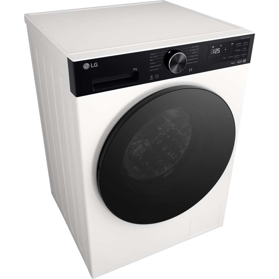 LG F4NX5009THB Lavatrice Carica frontale Capacita 9 Kg 1400 Giri/min Classe A Colore Bianco