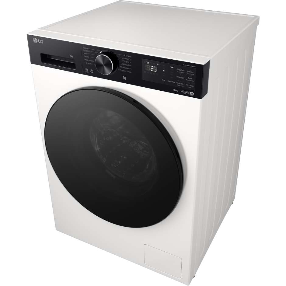LG F4NX5009THB Lavatrice Carica frontale Capacita 9 Kg 1400 Giri/min Classe A Colore Bianco