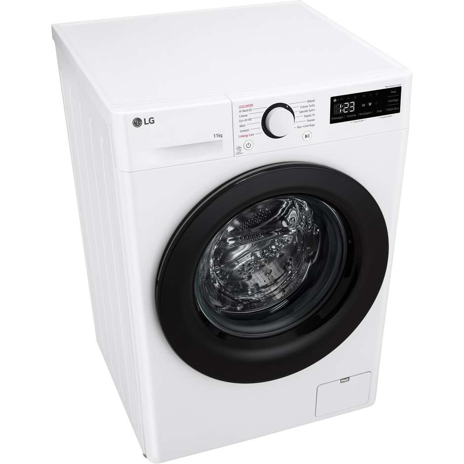 LG F4R3011NSWB Lavatrice Carica frontale 60 cm 11 kg 1400 Giri/min Motore Inverter Vapore Classe A