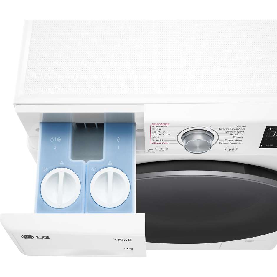 LG F4R3711NSWS Lavatrice Carica Frontale Capacita 11 Kg 1400/min Classe A Colore Bianco