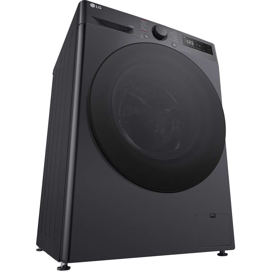 LG F4R5011TSMB lavatrice 11 kg, 1400 giri, TurboWash 360, classe A
