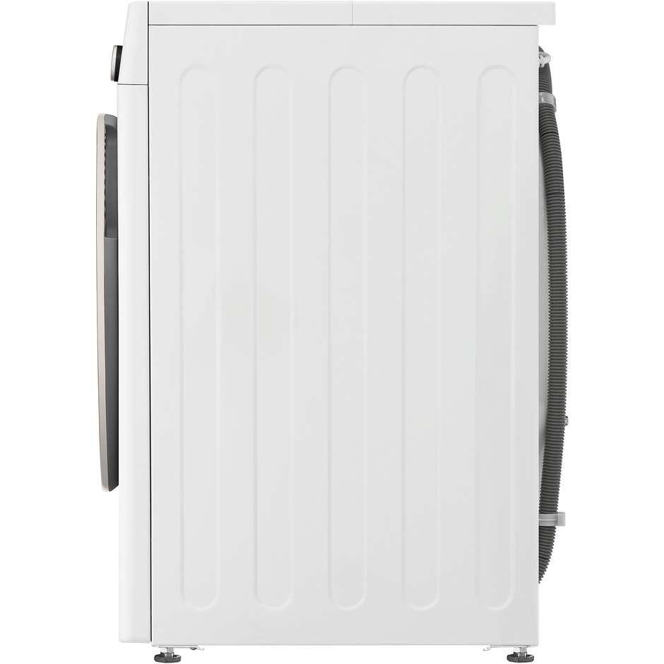 LG F4R7010TSWG lavatrice 10 kg 1400 giri, classe A, AI DD, TurboWash 360 e vapore