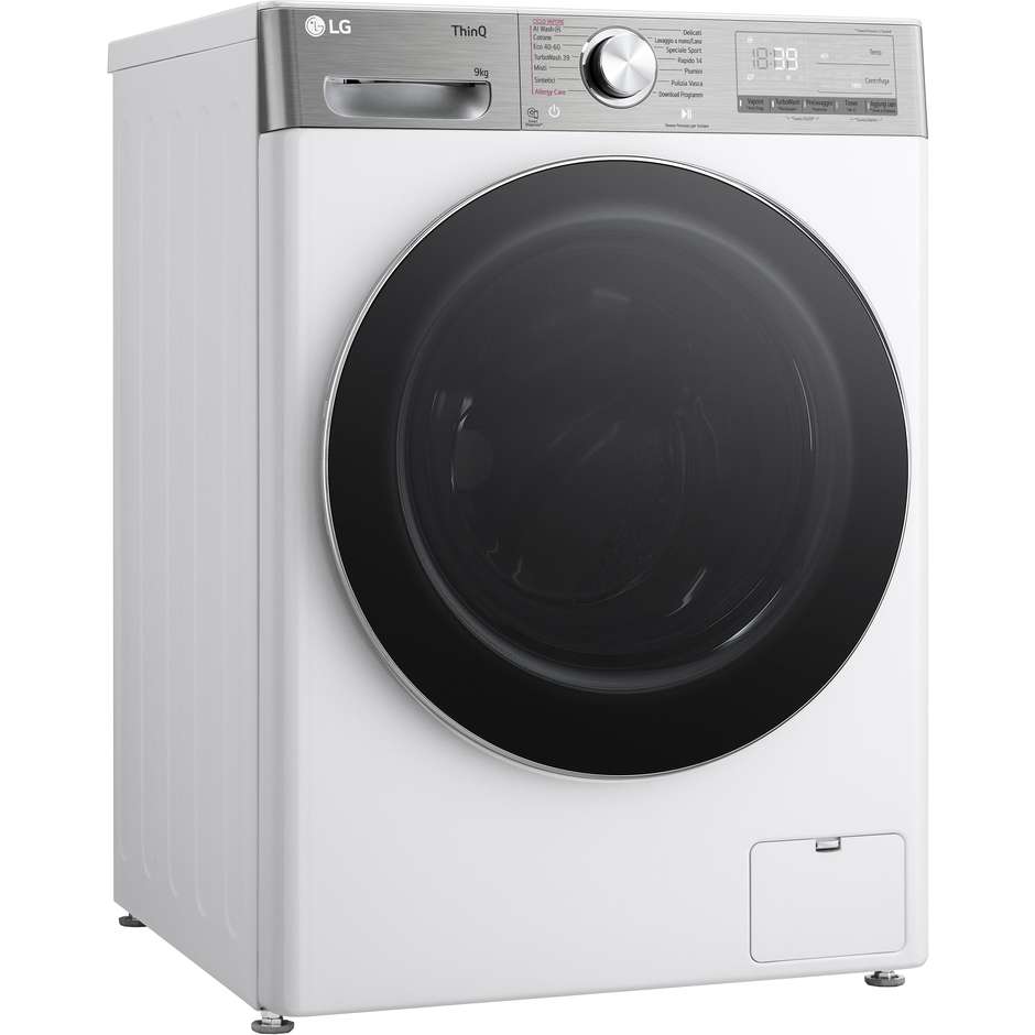 Lg F4R9009TPWC Lavasciuga 9+5 kg 1400 Giri/min Classe A Inox / Silver