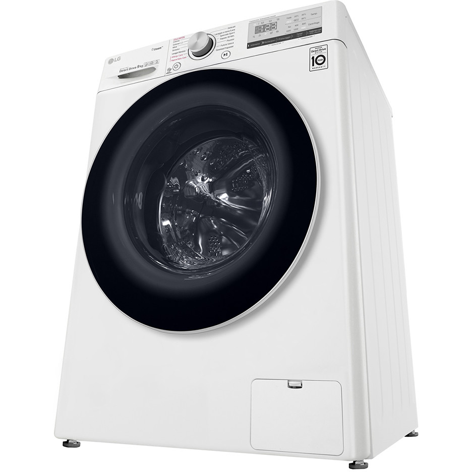LG F4WV409S0E Lavatrice carica frontale 9 Kg 1360 giri classe A+++-30% funzione vapore Wifi colore bianco