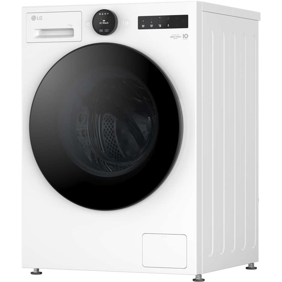 LG F4X7011TWB Lavatrice Carica frontale Capacita 11 Kg 1400 Giri/min Classe A Colore Bianco