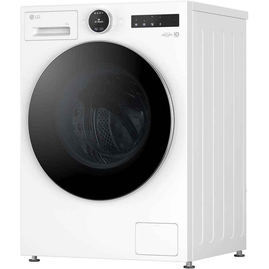 Lg F4X9009TWCE Lavasciuga 9+5 kg 1400 Giri/min Classe A Nero