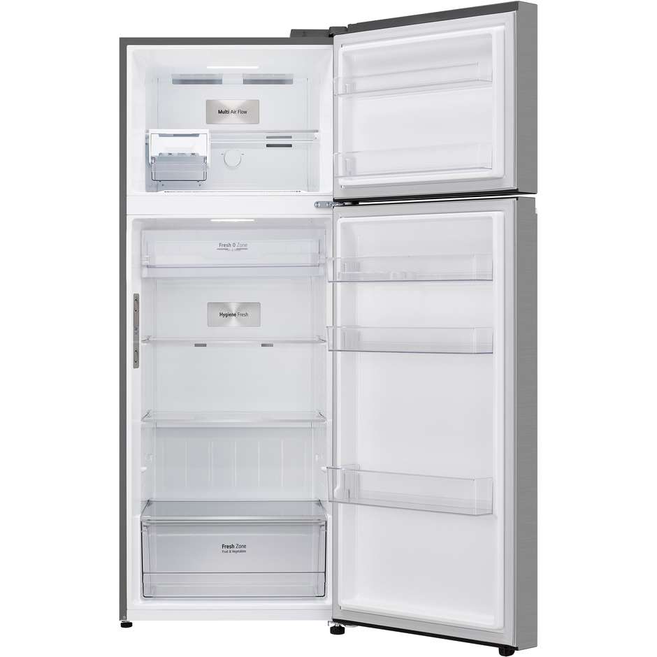 LG Formato 70 cm GTBV44PYBKD Frigorifero Doppia Porta DoorCooling+ Linear Cooling 461 L Inox