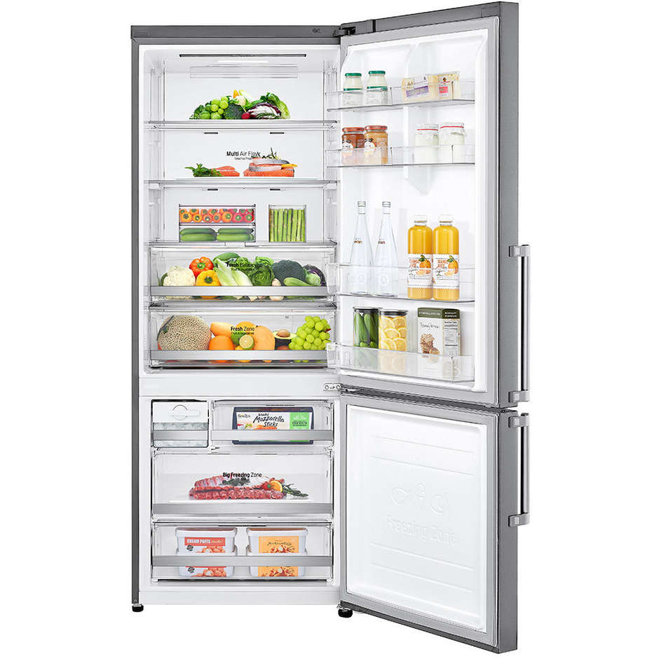 LG GBB567PZCZB frigorifero combinato 451 litri classe A++ Total No Frost Wifi colore inox