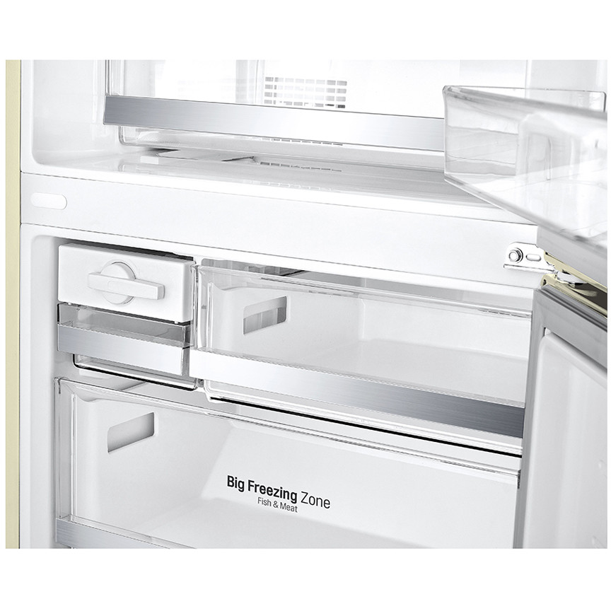 LG GBB567SECZN frigorifero combinato 451 litri classe A++ Total No Frost Wifi colore sabbia