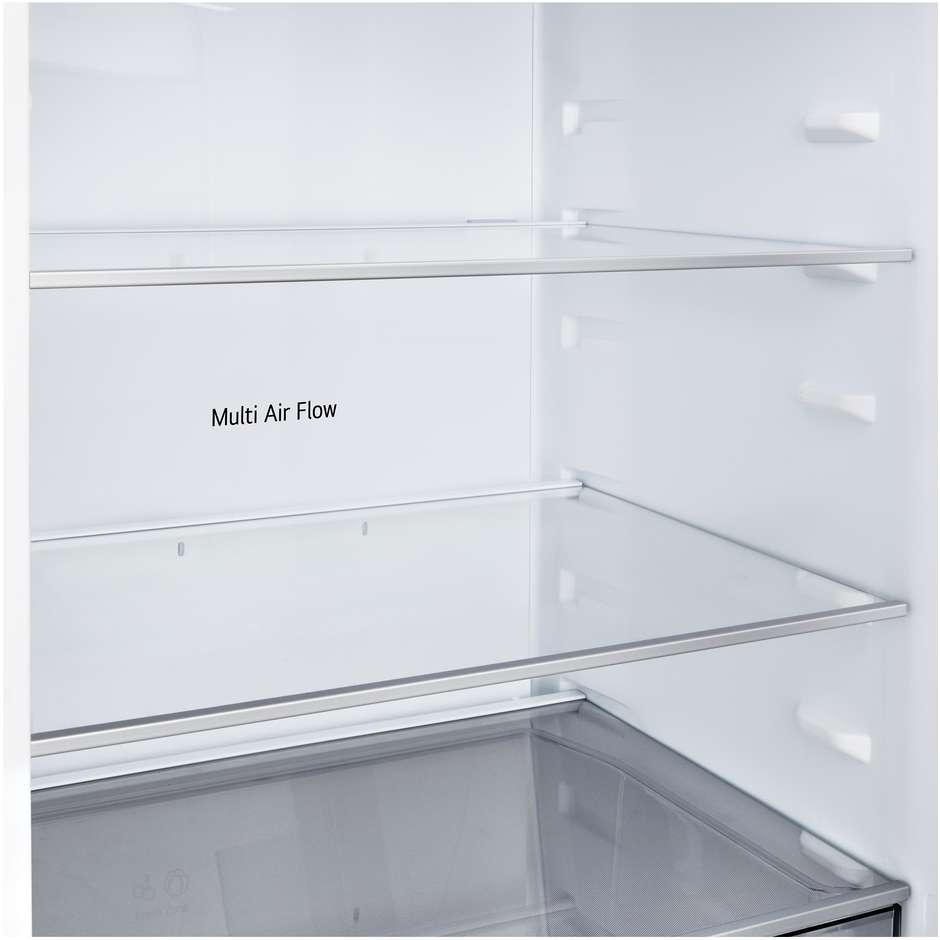 LG GBBSJ20DPY Frigorifero Combinato 375 L No Frost Classe D Inox