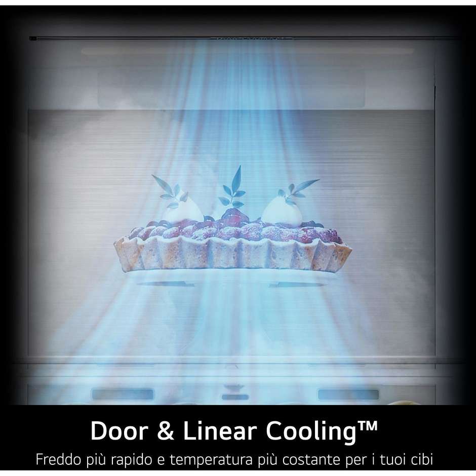 LG GBV3200DPY Frigorifero combinato Capacita 387 Lt Classe D Colore Argento