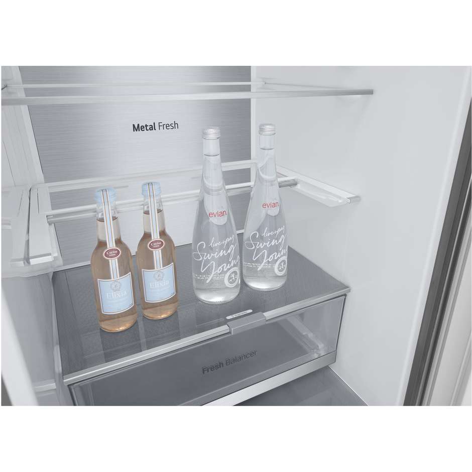 Lg GBV7280BMB Frigorifero Combinato 387 Litri Classe B Acciaio Inox