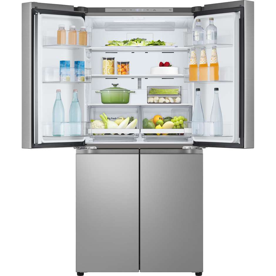 LG GMB860PYDE frigorifero multidoor 530 L, Total No Frost, Wi-Fi, classe E, argento