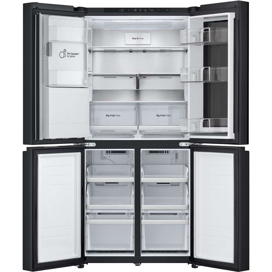 Lg GMG860EPBE Frigorifero Side by Side Americano 508 Litri Classe E Nero